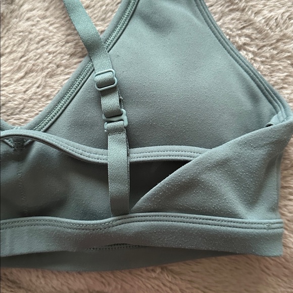 Oner Active Timeless Strappy Bralette- Mineral Green - Picture 4 of 4